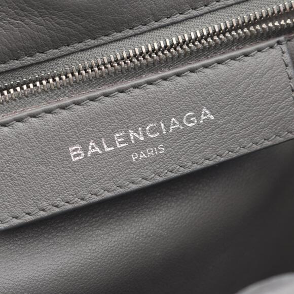 Balenciaga PAPIER A6 ZIP AROUND Paper Handbag, Leather, Women's, Gray, 370926 - Picture 4 of 12